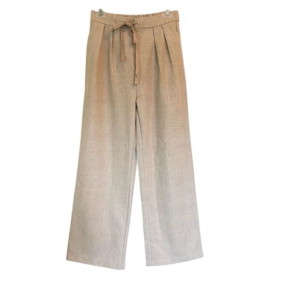 Mod Ref Piper and Scoot Beige Mid Rise Twill Straight Leg Pants Size Small - Picture 4 of 6